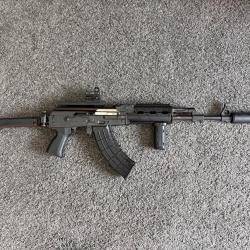 "PACK" ZASTAVA M05 E2 Calibre 7,62x39 + Point rouge + Silencieux + Poign&eacute;e + Chargeurs 30 coup