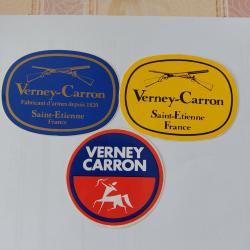 VEND LOT D'AUTOCOLLANTS VERNEY-CARRON NEUF.
