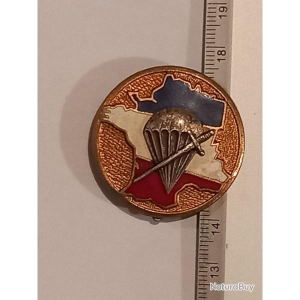 Insigne du 1er bataillon parachutiste de choc (1er BPC) - Drago - Embouti