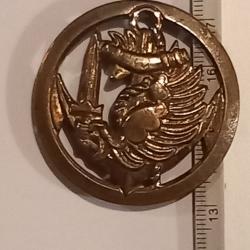 Insigne de b&eacute;ret des parachutistes de troupes de marine - Bichet