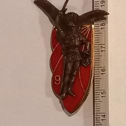 Insigne du 9&egrave;me r&eacute;giment de chasseurs parachutistes (9&egrave;me RCP)
