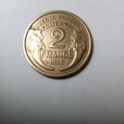 2 francs morlon date a choisir 1x1939, 7x1938, 3x1932, 1x 1937, 1x1940