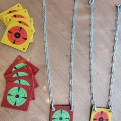 Gongs acier tir r&eacute;cr&eacute;atif