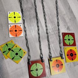 Gongs acier tir r&eacute;cr&eacute;atif