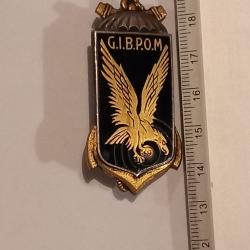 Insigne du groupement d'instruction de la brigade parachutiste d'Outre-Mer (GIBPOM) - Drago