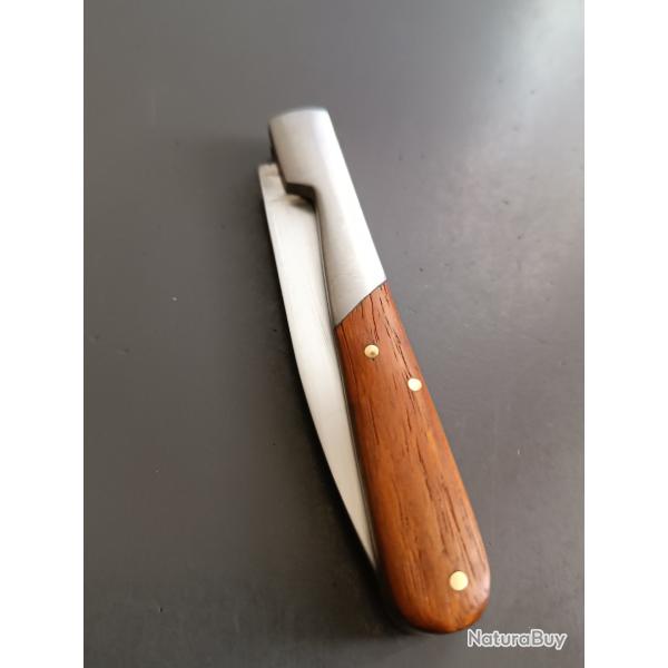 COUTEAU VENDETTA CORSE, manche en bois