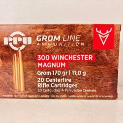 1 Boite de Balles Partizan 300 Win Mag GROM 170GR
