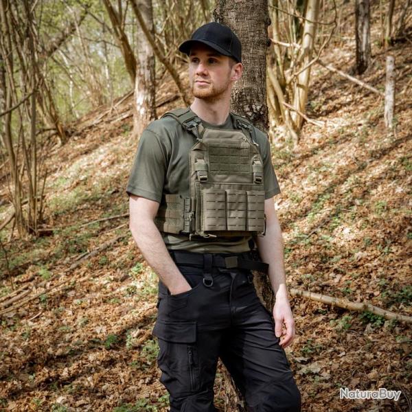 Gilet porte-plaques tactique Cordura 500D lasercut