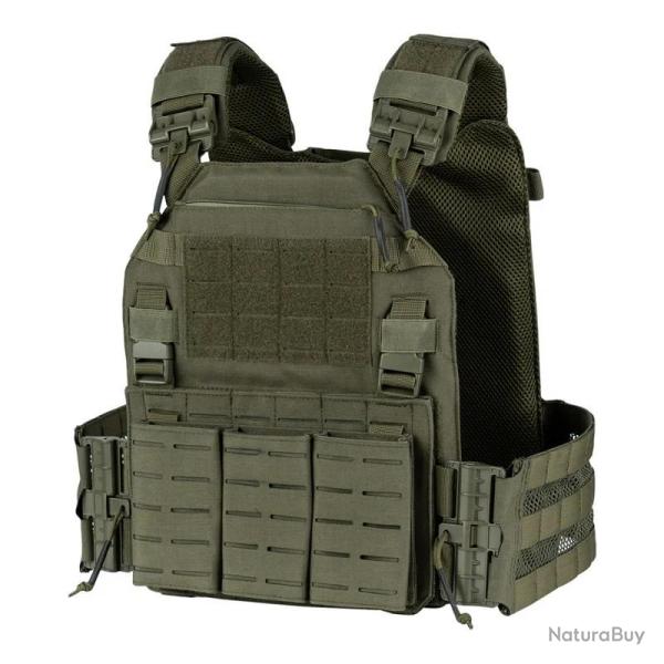 Gilet porte-plaques tactique Cordura 500D lasercut