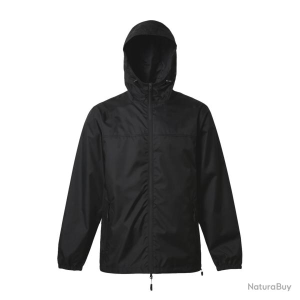 Veste militaire imperm�able coupe vent Ripstop noir OPEX