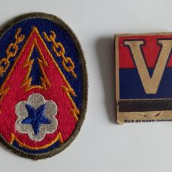 INSIGNE DE BRAS US ETO    &    POCHETTE FOR VICTORY