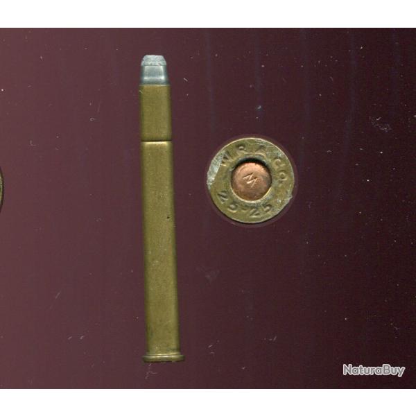 .25-25 Stevens 1895  - marquage : W.R.A.Co.  25-25 - balle �tam�e pointe plomb m�plate - RARE