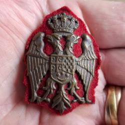 INSIGNE ROYAUME YOUGOSLAVE WW2 ( SERBIE - CROATIE - SLOVENIE 1929 / 1945 ) RARISSIME