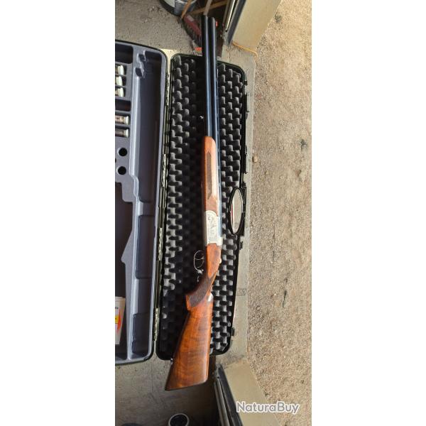 superpos� verney carron sagittaire polynox cal 12, detente double effet, chokes interchangeable