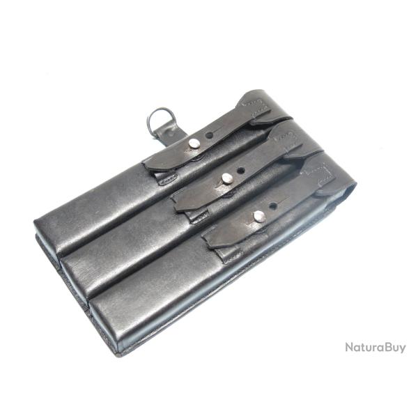 Superbe porte chargeur cuir MP38 ou MP40 repro