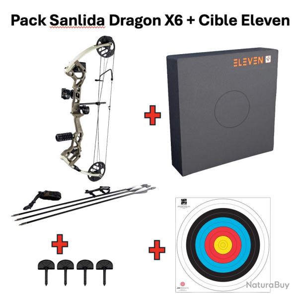 Pack Sanlida Dragon X6 pour enfants sans chiffres