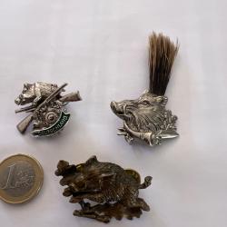 Vends lot  de broche sanglier