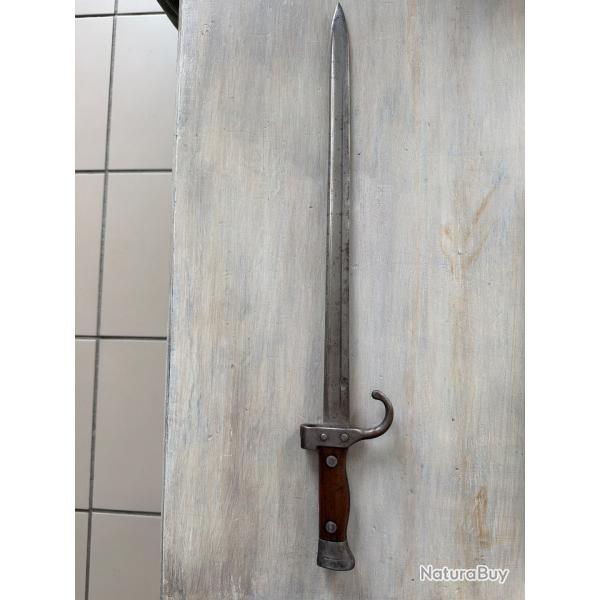 Ba�onnette japonaise Type 30 (Arisaka)� Mod�le : C'est une ba�onnette Type 30, utilis�e avec les fu