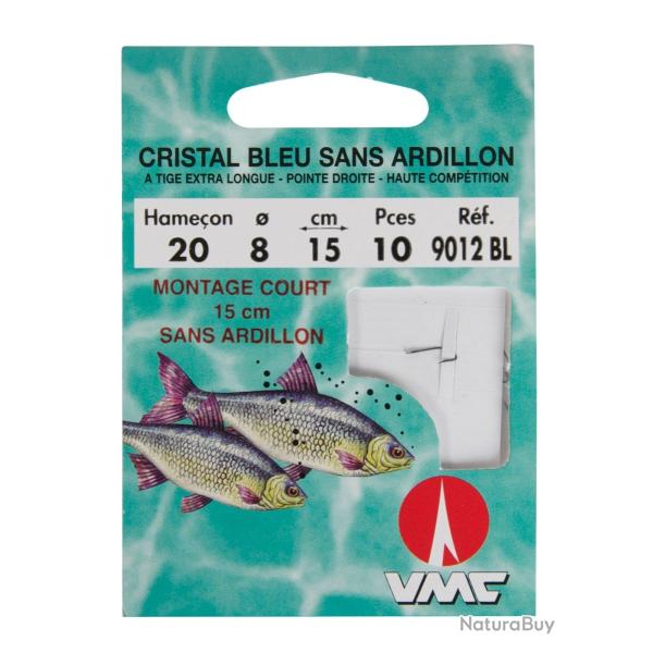 Hame�ons mont�s RAGOT cristal bleu sans ardillon n�16/10