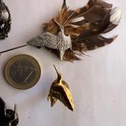 Lot De 3 Broches Anciennes Sur Le Thème De La Vénerie - Bijoux Vintage Sans Marque