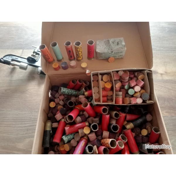 lot materiel pour fabrication cartouche cal12