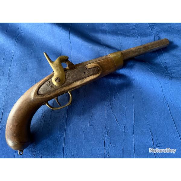 PISTOLET CIVIL  TYPE  1822  19 �ME