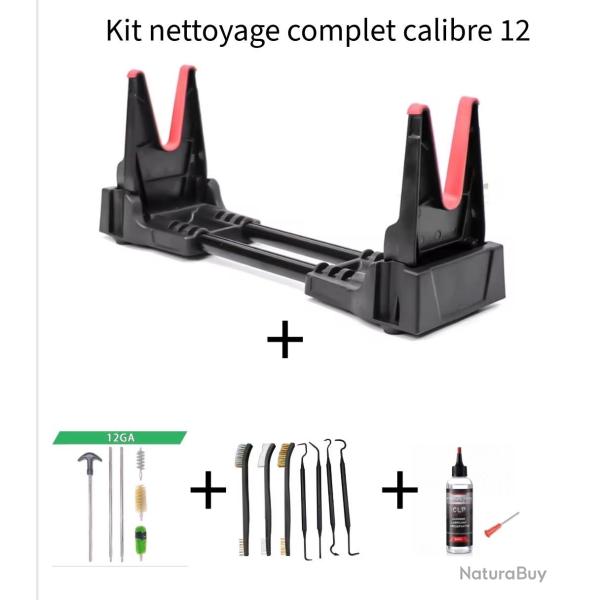 !! Offre sp�ciale !!Chevalet de nettoyage  pliable + �couvillons calibre 12 + brosse + burette huile