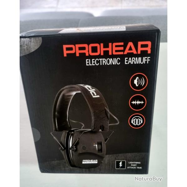 Casque Anti-Bruit �lectronique PROHEAR 23 db Protection Auditive