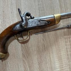 Pistolet de cavalerie Mle 1816 - 1822T bis Manuf. Royale de Charleville