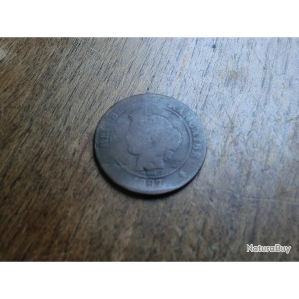 monnaie 5 centimes  1897 A