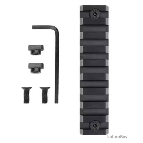 Rail tactique picatinny  9 slots