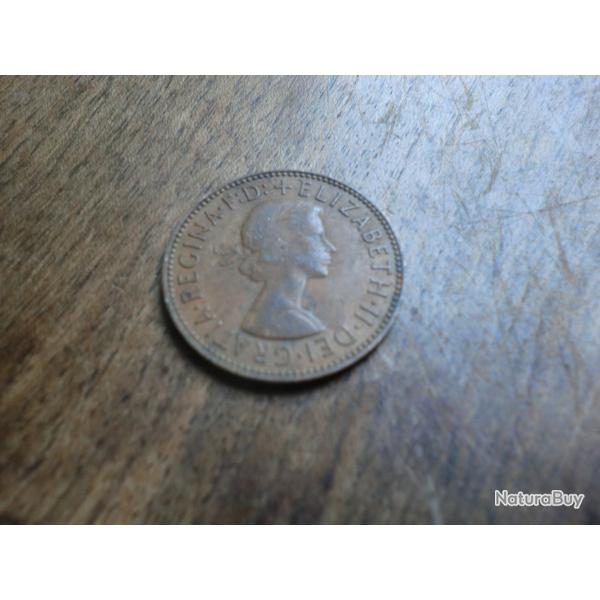 monnaie halfe penny elizabeth II   1967   1967