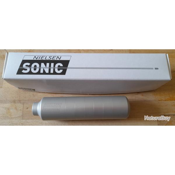 Silencieux mod�rateur de son NIELSEN sonic 40 fritz inox filetage 11-16x24 UNEF
