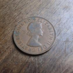 monnaie one penny   elizabeth II   1966