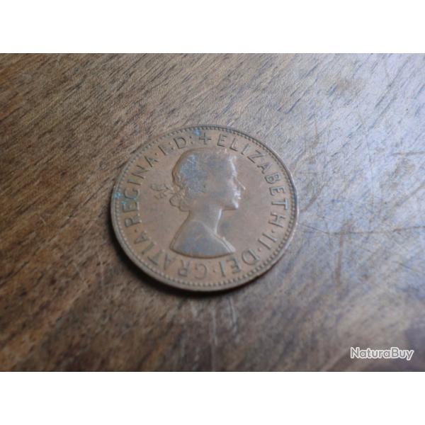 monnaie one penny   elizabeth II   1966