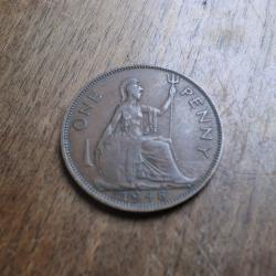 monnaie one penny george VI  1948