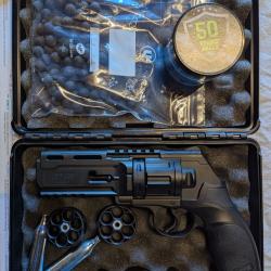 HDR 50 UMAREX Bo&icirc;te origine et malette de transport. Environ 100 billes steals balls, 3 barillets