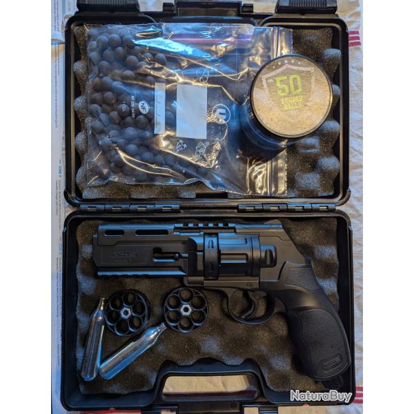 HDR 50 UMAREX Bo�te origine et malette de transport. Environ 100 billes steals balls, 3 barillets