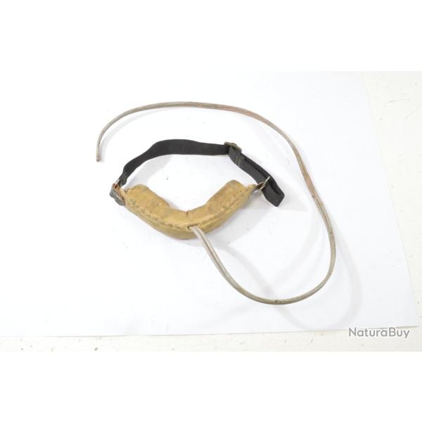 Ancien Laryngophone Throat Microphone, URSS ? Pays de l'Est ? CZ pilote d'avion  ? char ?