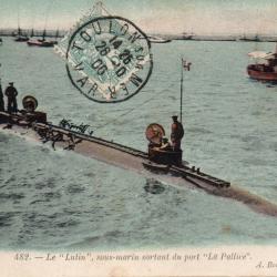 Carte postale sous-marin Le Lutin  -N&deg;7397