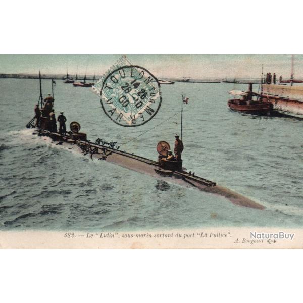 Carte postale sous-marin Le Lutin  -N�7397