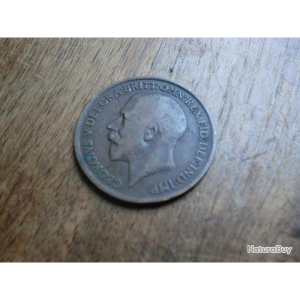 monnaie one penny george V  1918