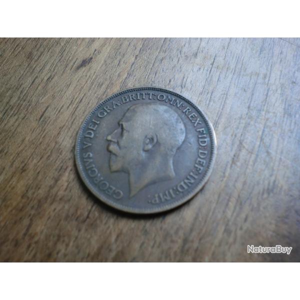 monnaie one penny george V  1917