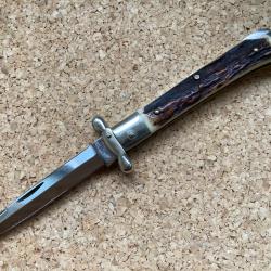 Ancien couteau PUMA SOLINGEN / MEDICI (1986) / BOIS DE CERF / TBE