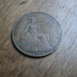 monnaie one penny george V  1916