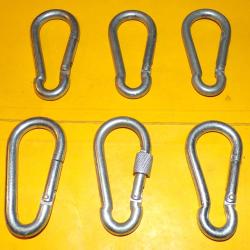 LOT DE 6 MOUSQUETONS POUR LES CHASSEURS ALPINS DE L'ARMEE FRANCAISE  , ETAT NEUF VOIR PHOTOS . POUR