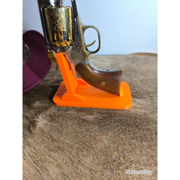 Support pliable revolver poudre noire colt/remington 36/44 orange