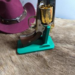 Support pliable revolver poudre noire colt/remington 36/44 vert