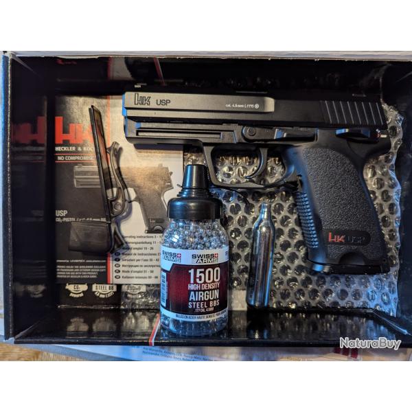 Pistolet � plombs HK USP CALIBRE 4.5MM
