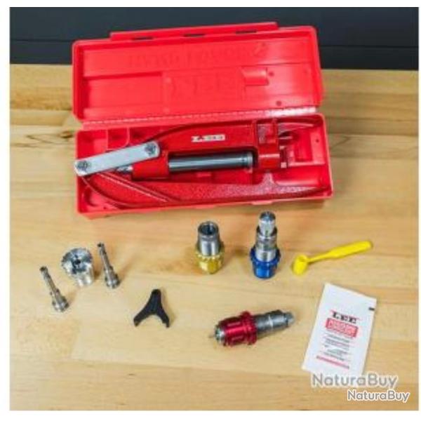Presse de rechargement LEE Breech Lock Hand Press avec un jeu de 3 matrices 38 Special / 357